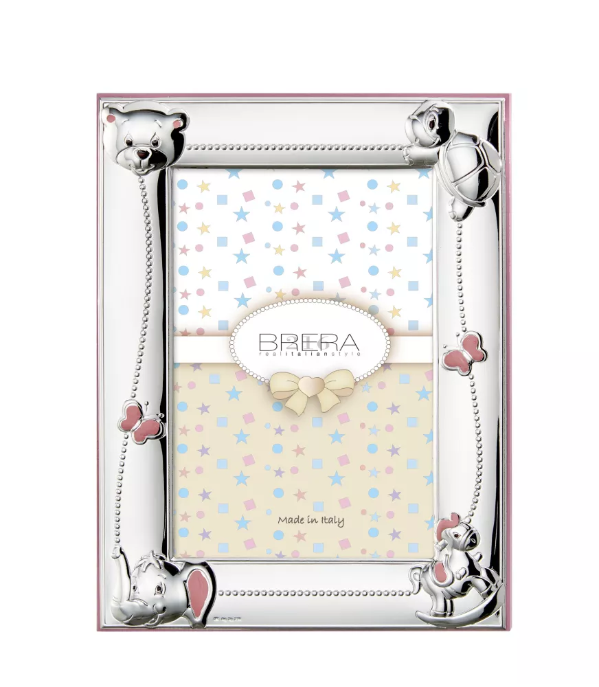 MARCO EN PLATA BILAMINADA 925/000 MODELO CABALLITO MECEDORA REFERENCIA E277