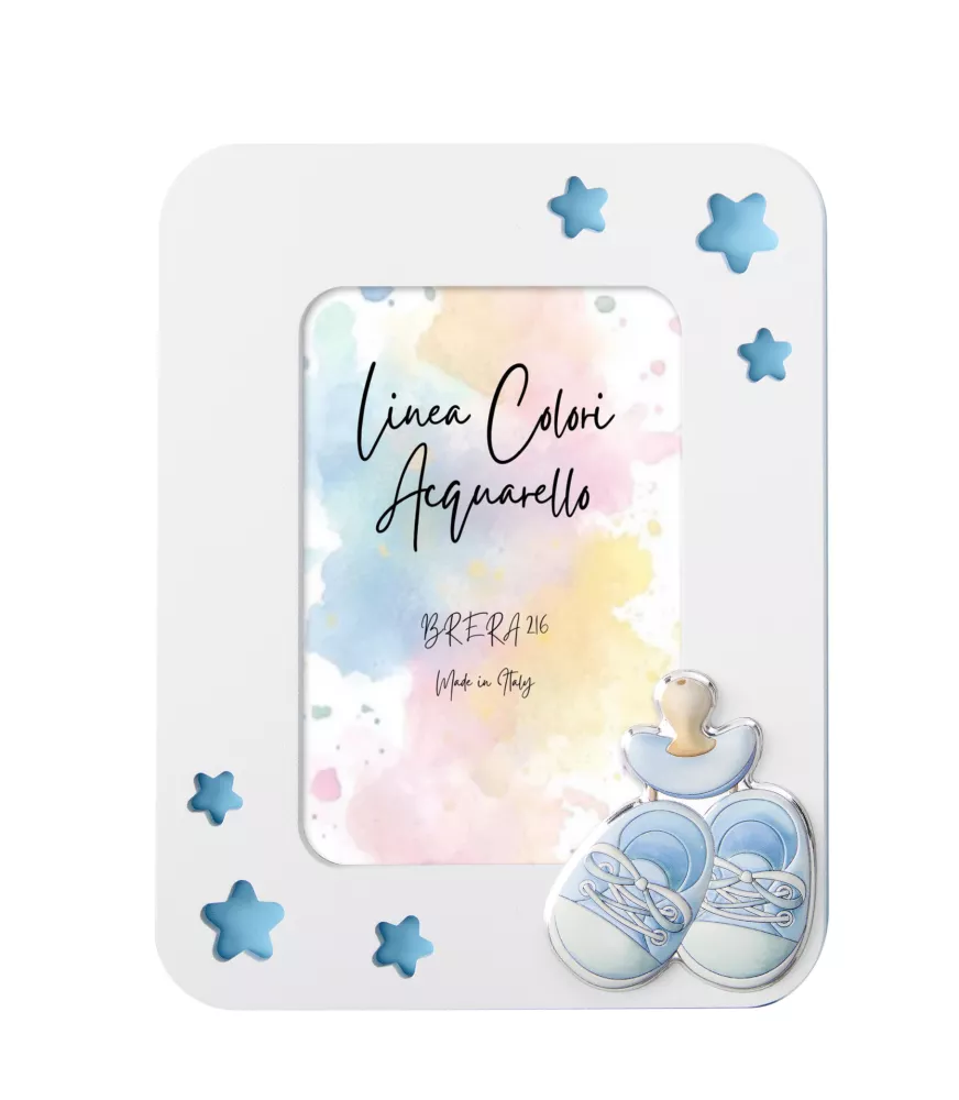 MARCO EN MADERA MODELO ZAPATOS Y CHUPETE REFERENCIA ECL271