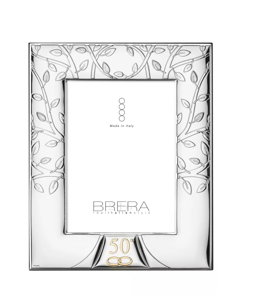MARCO PLATEADO MODELO ÁRBOL DE LA VIDA (50 ANIVERSARIO) REFERENCIA E122/6-50