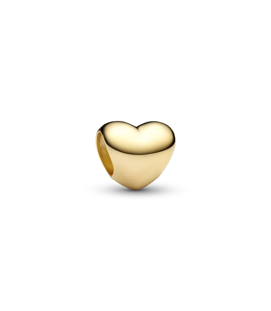 Charm Mini con un recubrimiento en oro de 14k Corazón 