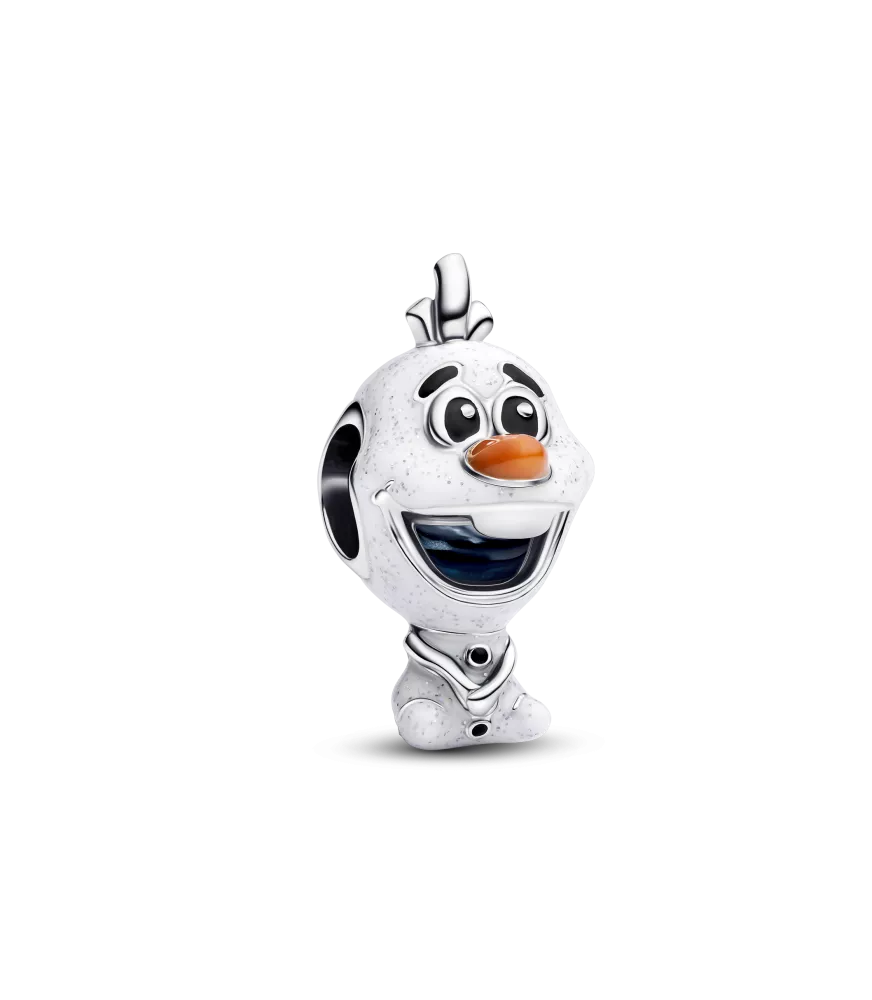 Charm en plata de primera ley Olaf de Frozen de Disney
