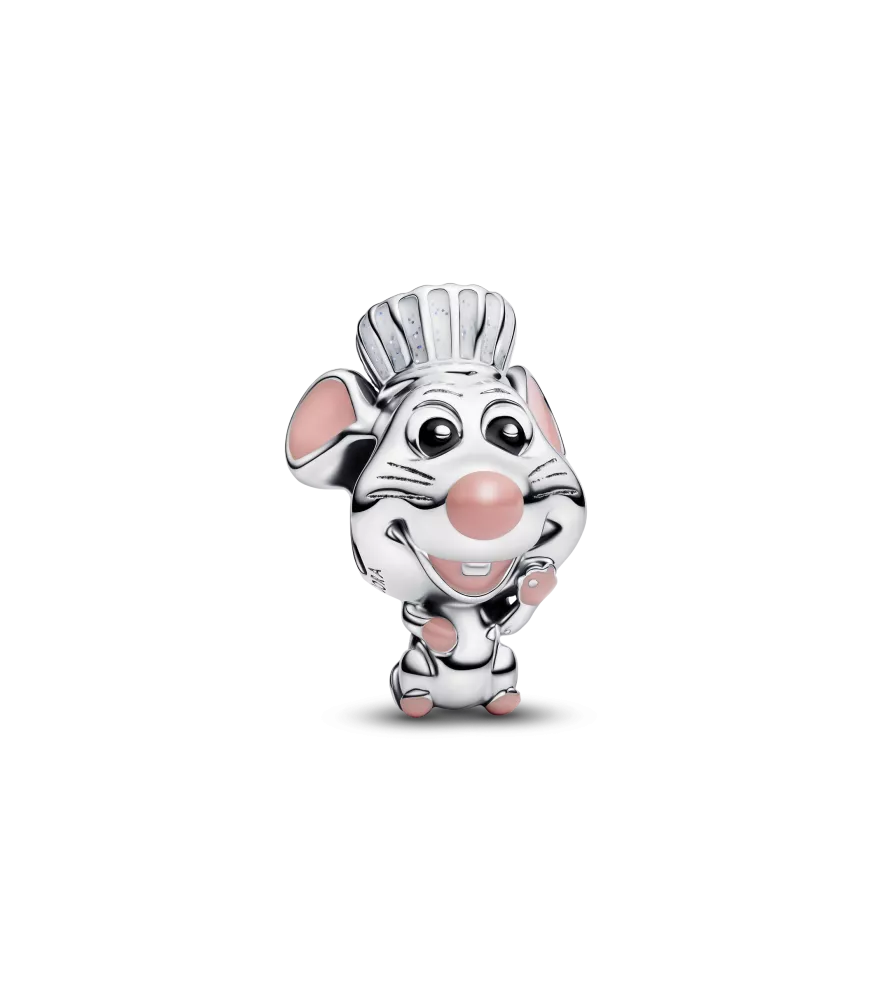 Charm en plata de primera ley Remy de Ratatouille de Disney Pixar