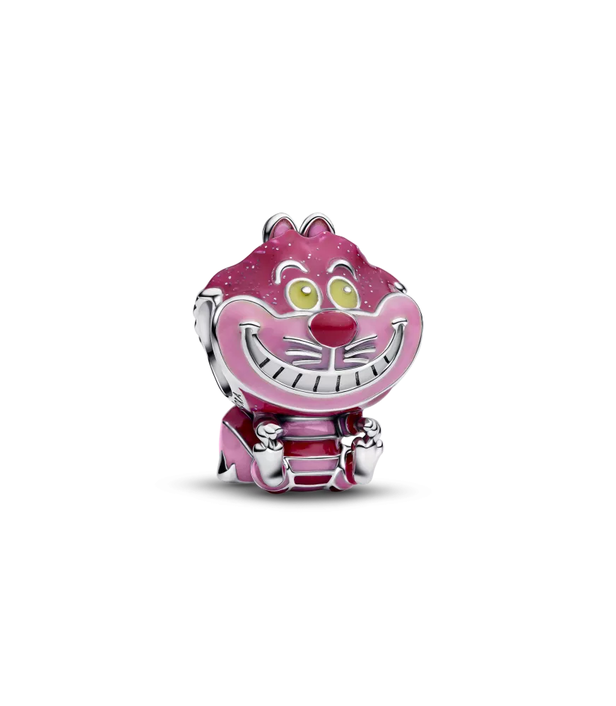 Charm en plata de primera ley Gato de Cheshire de Alicia en el País de las Maravillas de Disney