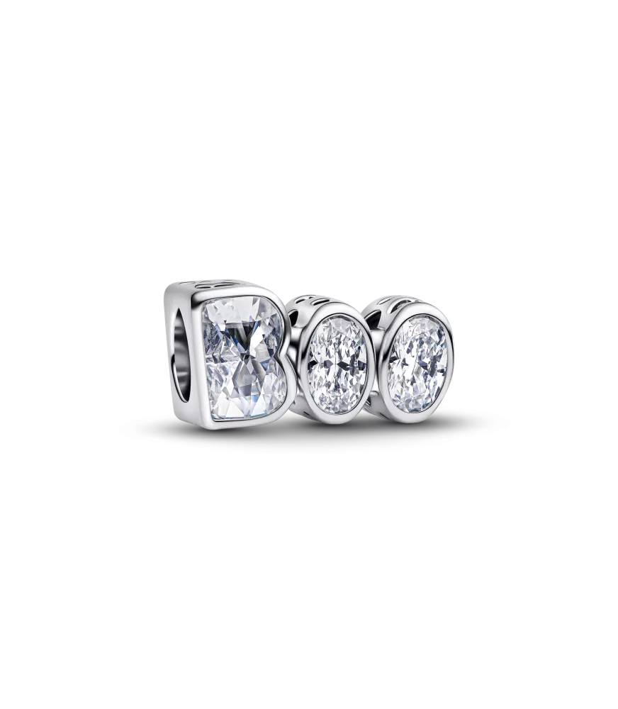 Charm en plata de primera ley BOO que brilla en la oscuridad