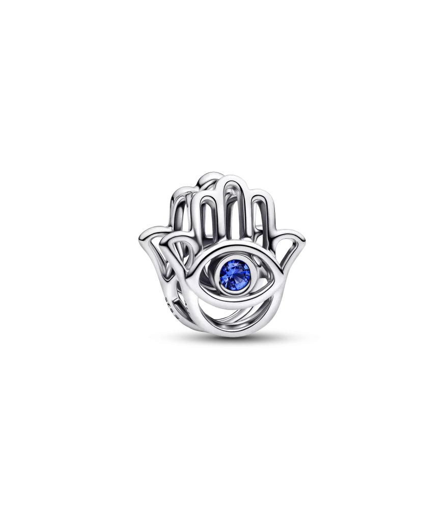 Charm mini en plata de primera ley Mano de Fátima