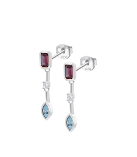 PENDIENTES LOTUS SILVER...