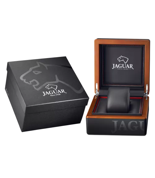 Reloj Jaguar Executive azul, hombre, cuarzo suizo ,analógico, 3 agujas, calendario y cronógrafo.