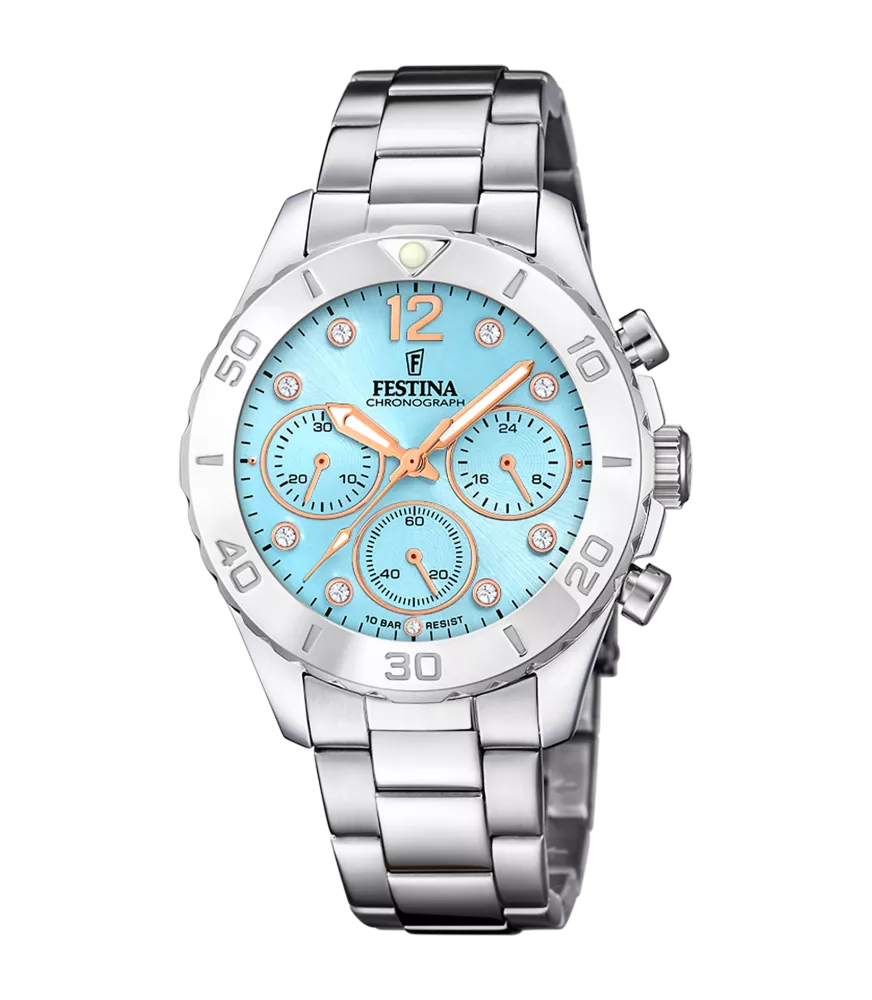 Reloj Festina Boyfriend, mujer, cuarzo, cronógrafo, F20603/4