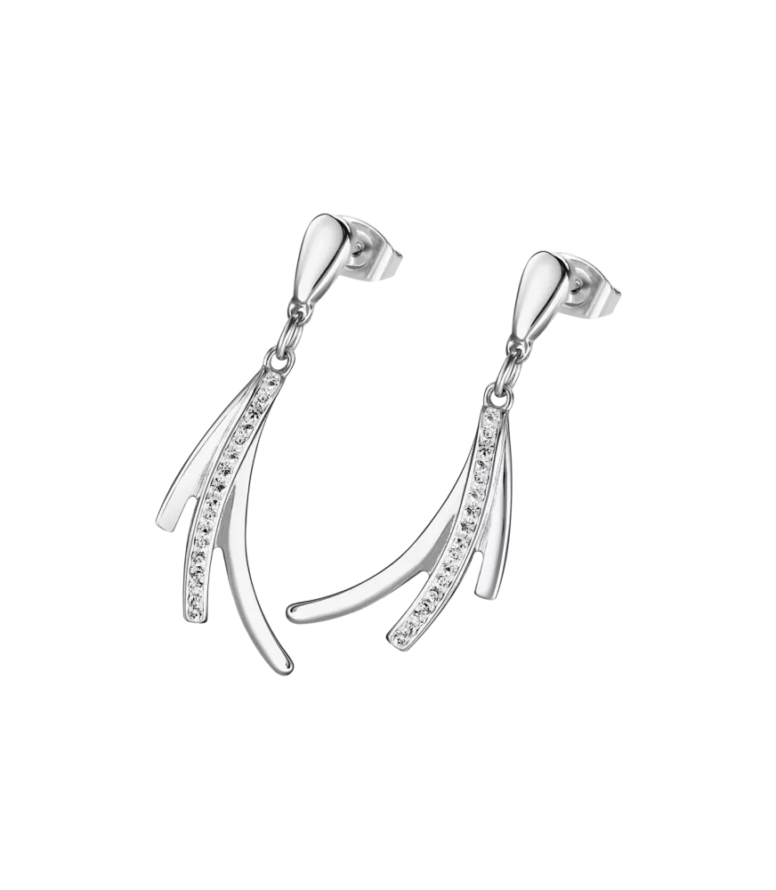 Pendientes Lotus Style LS1949/4/1, en acero inoxidable 316L.