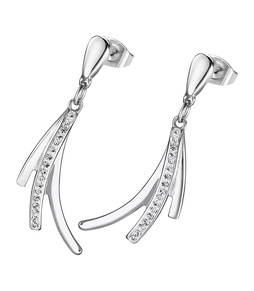 Pendientes Lotus Style LS1949/4/1, en acero inoxidable 316L.