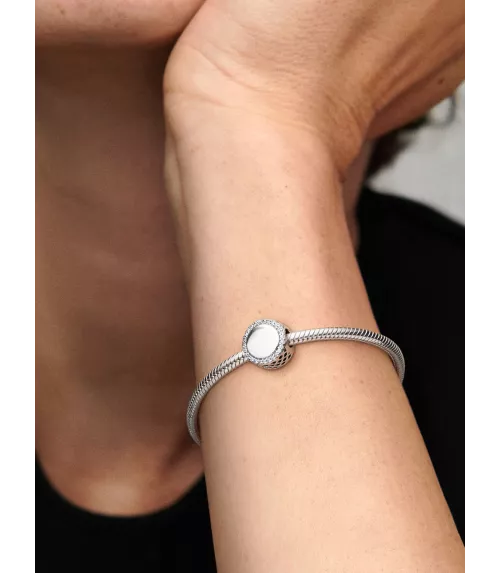 Collar en plata de ley Flecha & Corazón Cristal de Murano