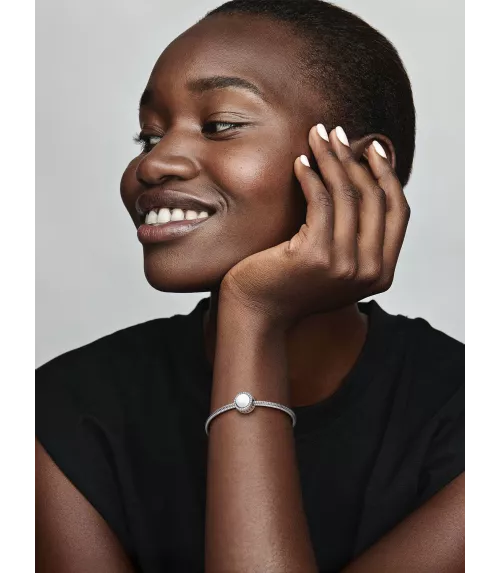 Collar en plata de ley Flecha & Corazón Cristal de Murano