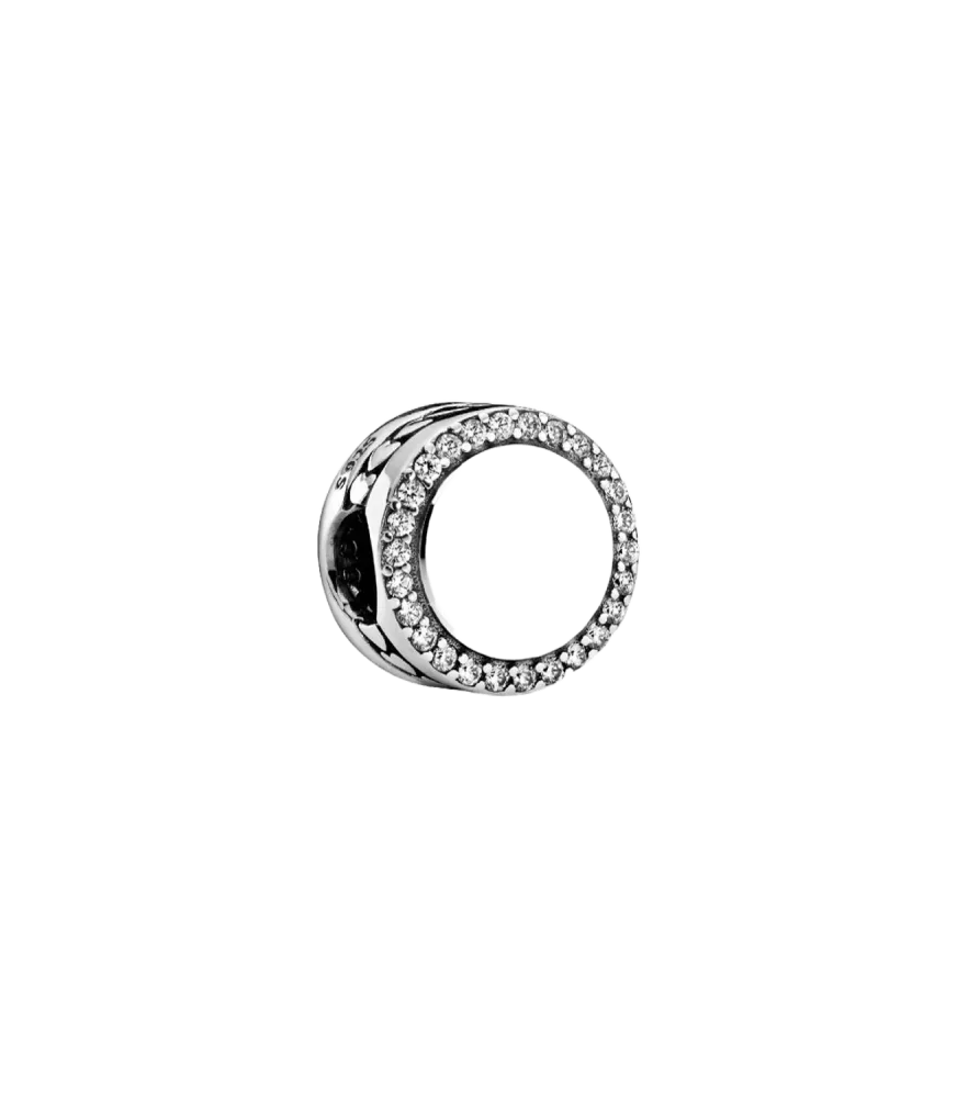 Collar en plata de ley Flecha & Corazón Cristal de Murano