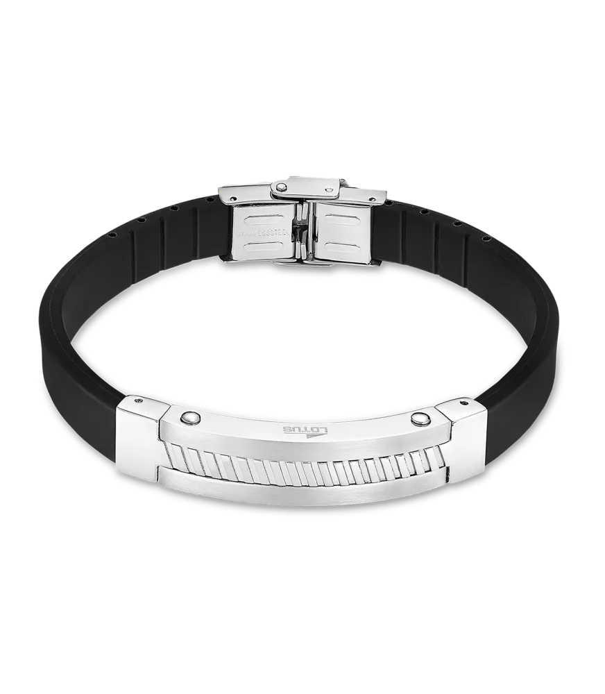 Pulsera Lotus Style Men In Black hombre LS2454/2/1