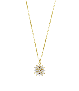 COLLAR LOTUS SILVER PURE...
