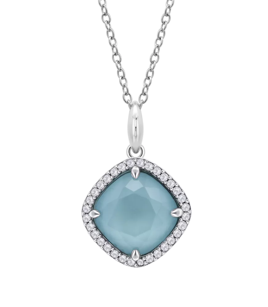 Collar Lotus Silver Colors para mujer. LP3921-1/2