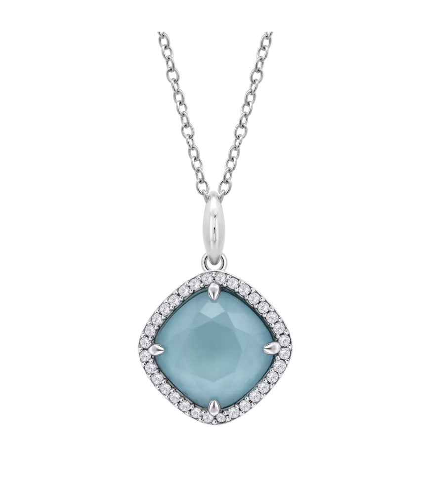 Collar Lotus Silver Colors para mujer. LP3921-1/2