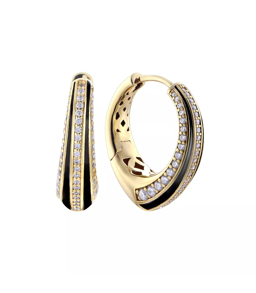 Pendientes Paris de Duran Exquse en plata dorada. 00513719