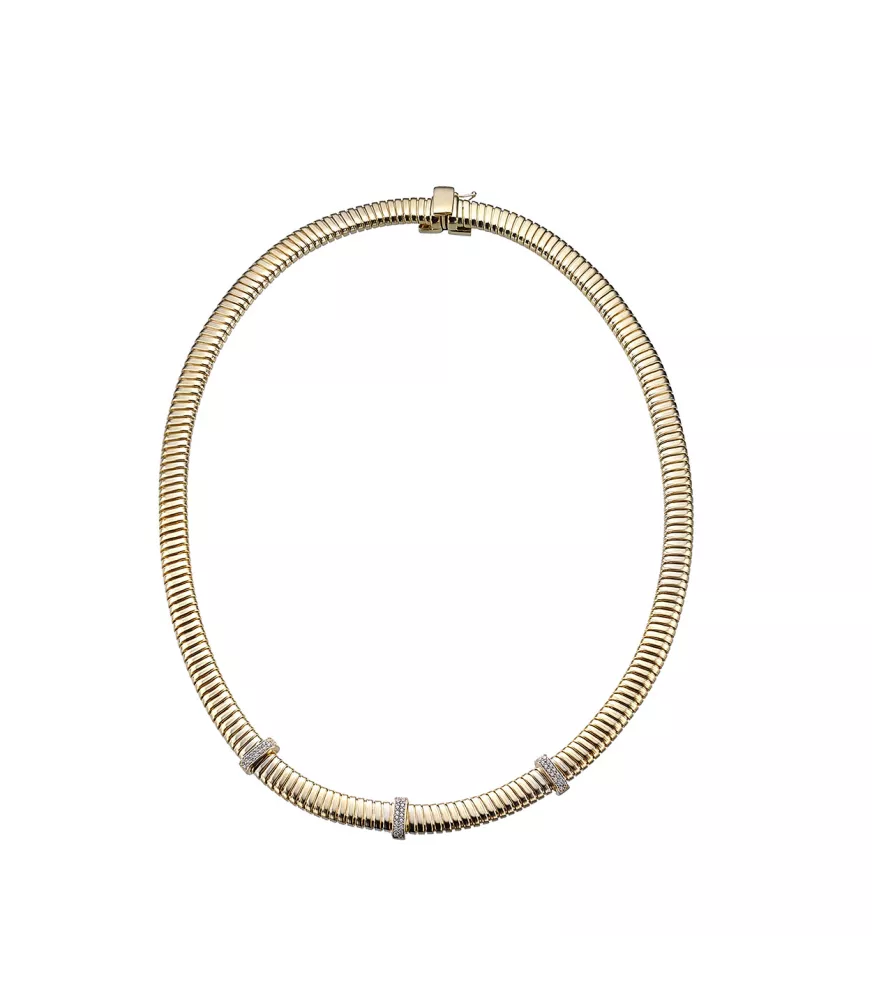 Collar Edición Limitada, de Duran Exquse en plata dorado. 00513398