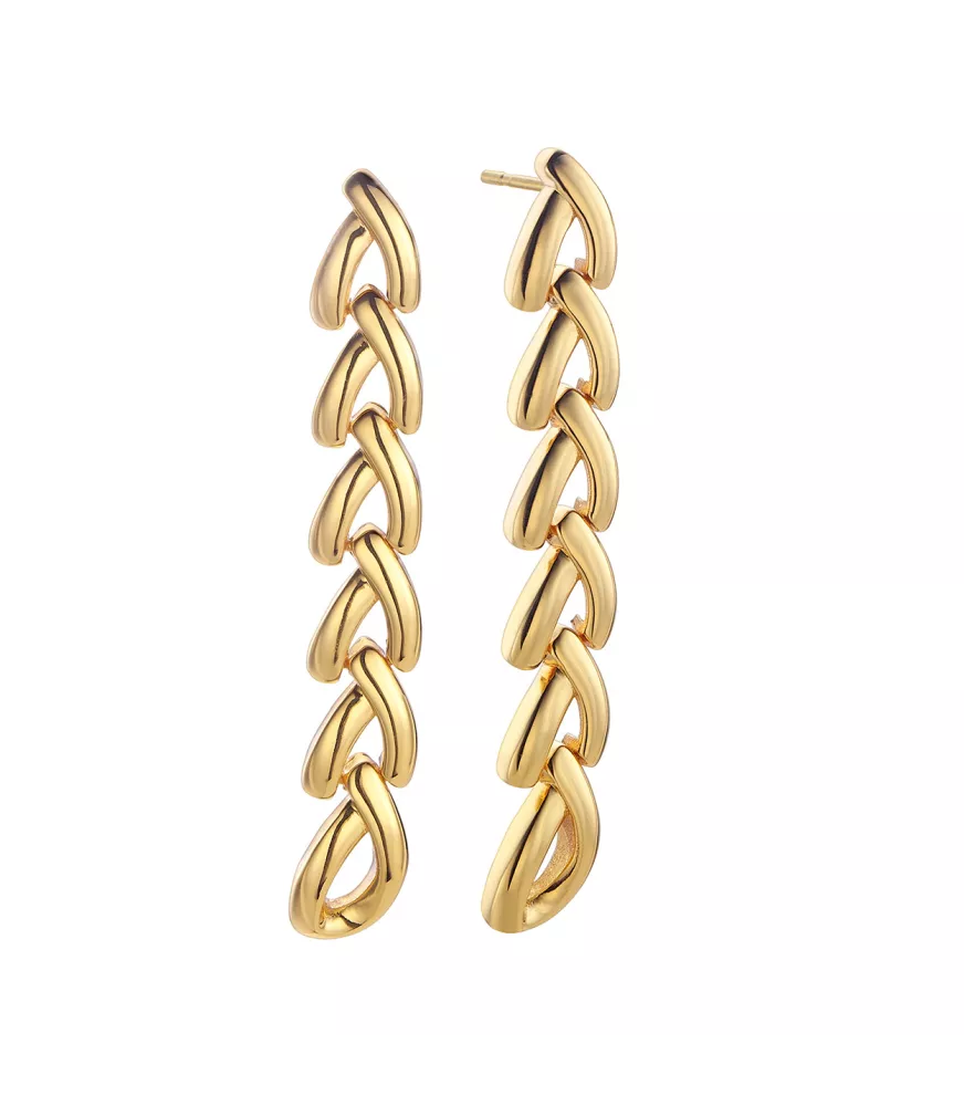 Pendientes Edición Limitada de Duran Exquse en plata dorada. 00513421