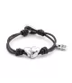 Pulsera Cupido UNOde50, en metal bañado en plata