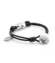Pulsera Cupido UNOde50, en metal bañado en plata