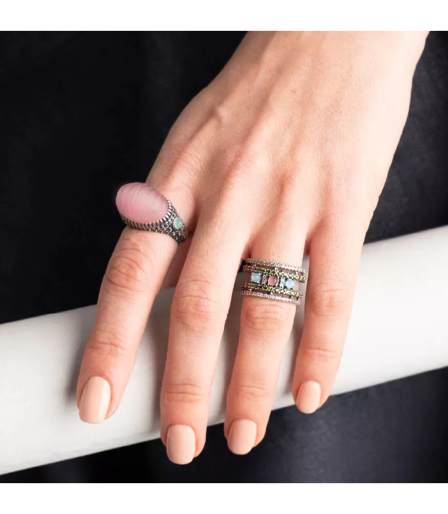 Anillo Sunfield Sophie Triot plata y circonitas. AN065432