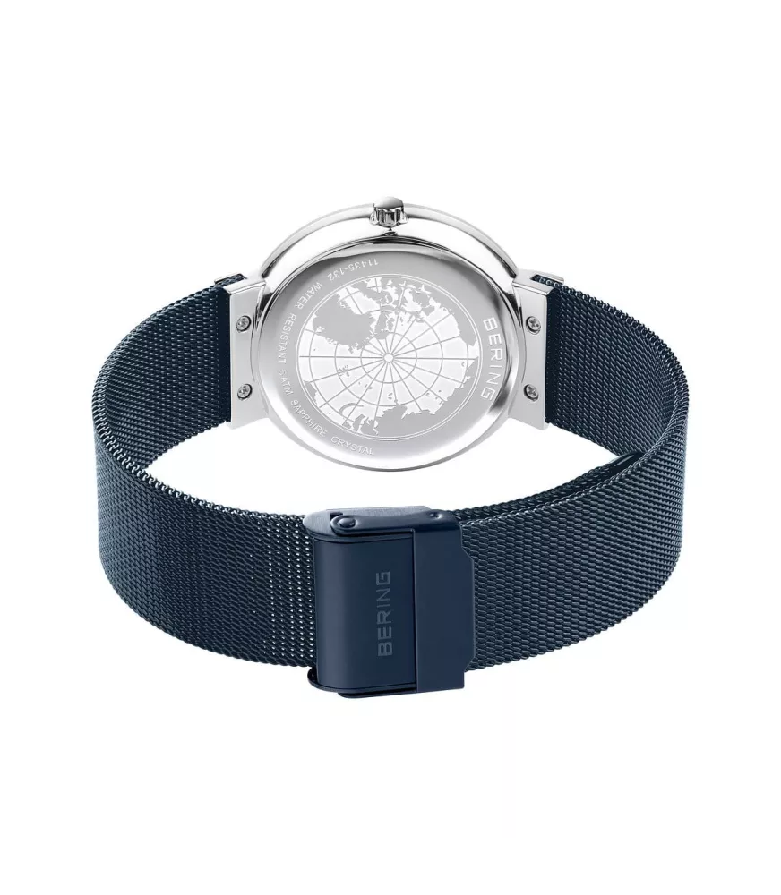 Reloj Bering Ceramic Diamond Azul mujer 11435-307