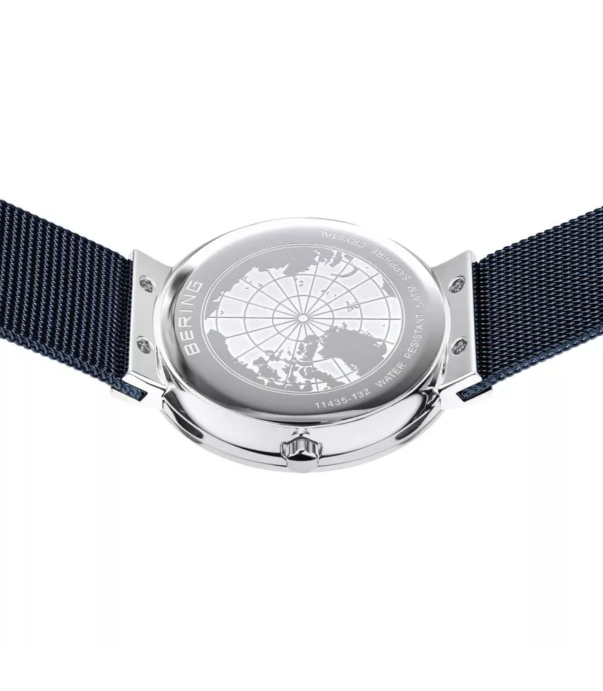 Reloj Bering Ceramic Diamond Azul mujer 11435-307