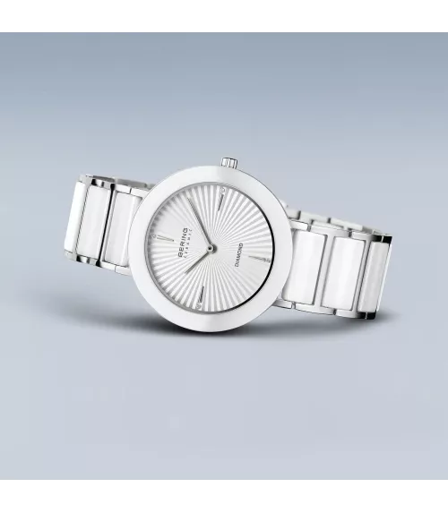 Reloj Bering Ceramic Diamond Blanco mujer 11435-753