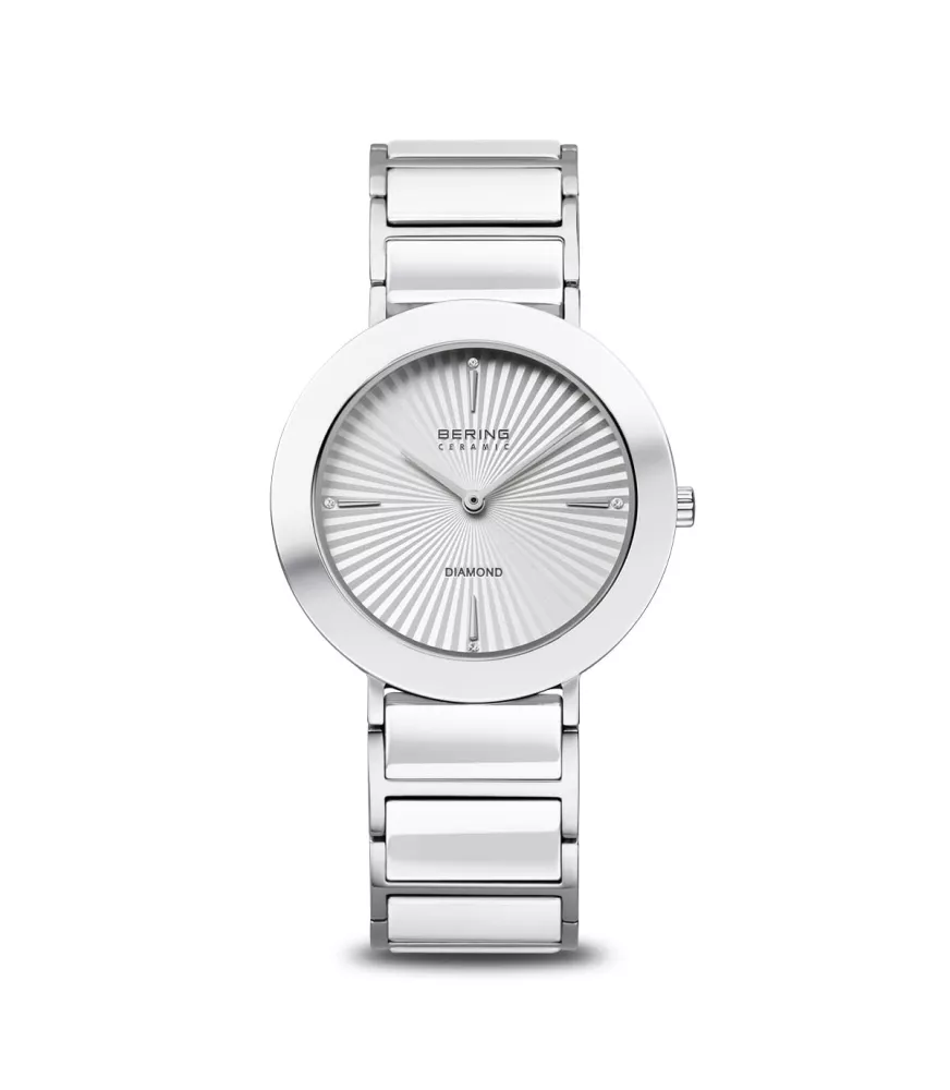 Reloj Bering Ceramic Diamond Blanco mujer 11435-753