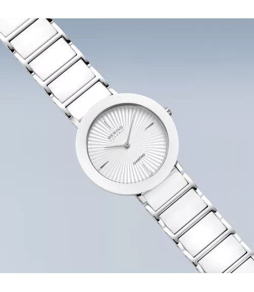 Reloj Bering Ceramic Diamond Blanco mujer 11435-753