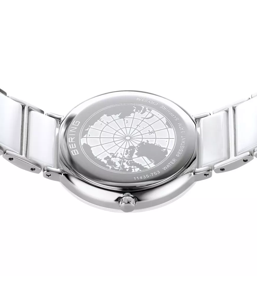 Reloj Bering Ceramic Diamond Blanco mujer 11435-753