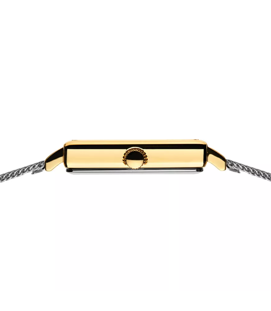 Reloj Bering mujer cuadrado 18226-010 con brazalete de malla milanesa.