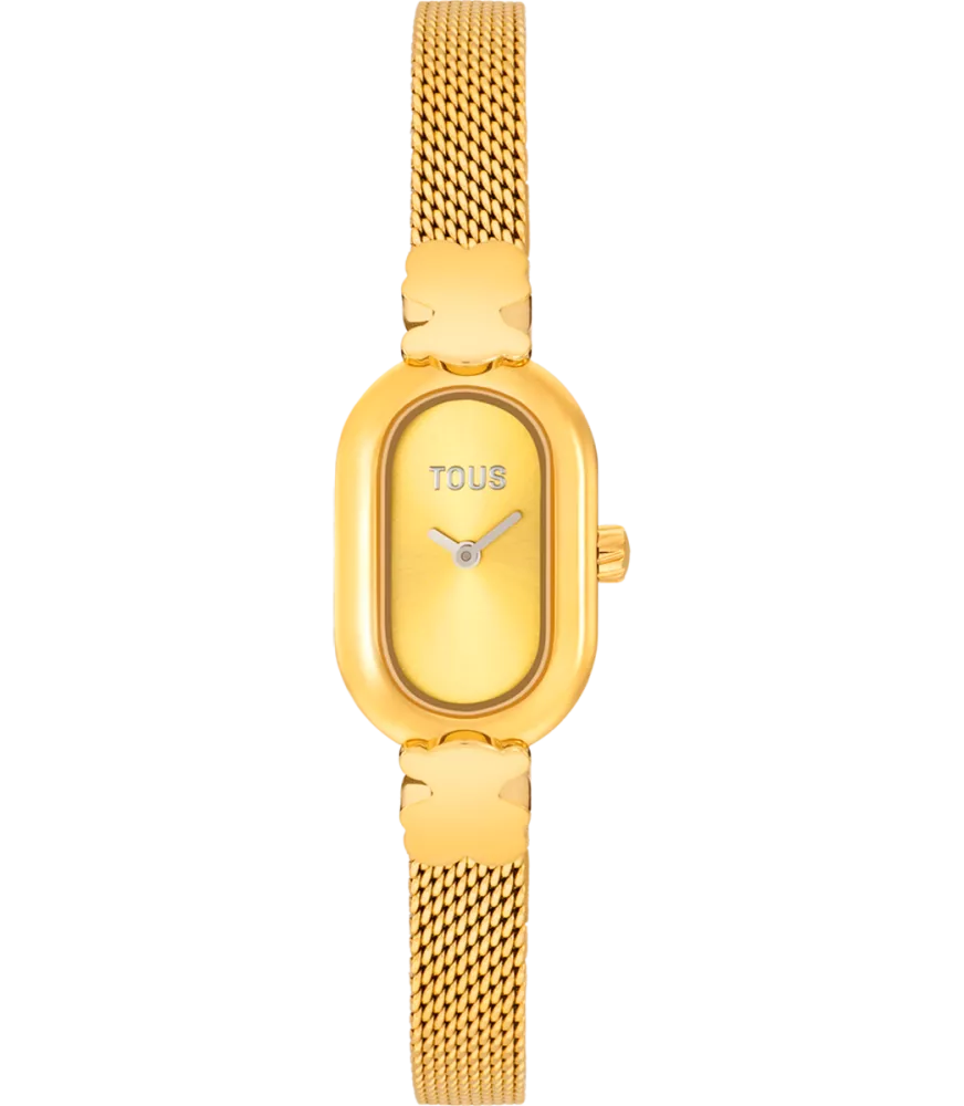 RELOJ TOUS OVAL ICON DORADO PARA MUJER 3000145200