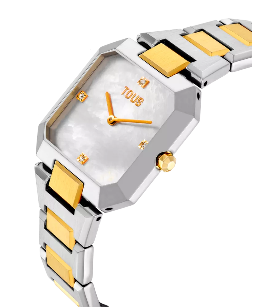 RELOJ TOUS KARAT SQUARED BICOLOR PARA MUJER 3000145000