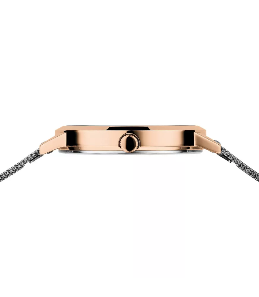 Reloj Bering mujer clásico y minimalista oro rosa. 13434-369