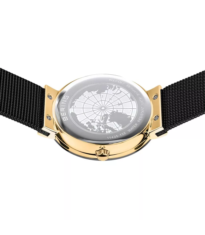 Reloj Bering Ceramic Diamond Negro mujer 11435-132