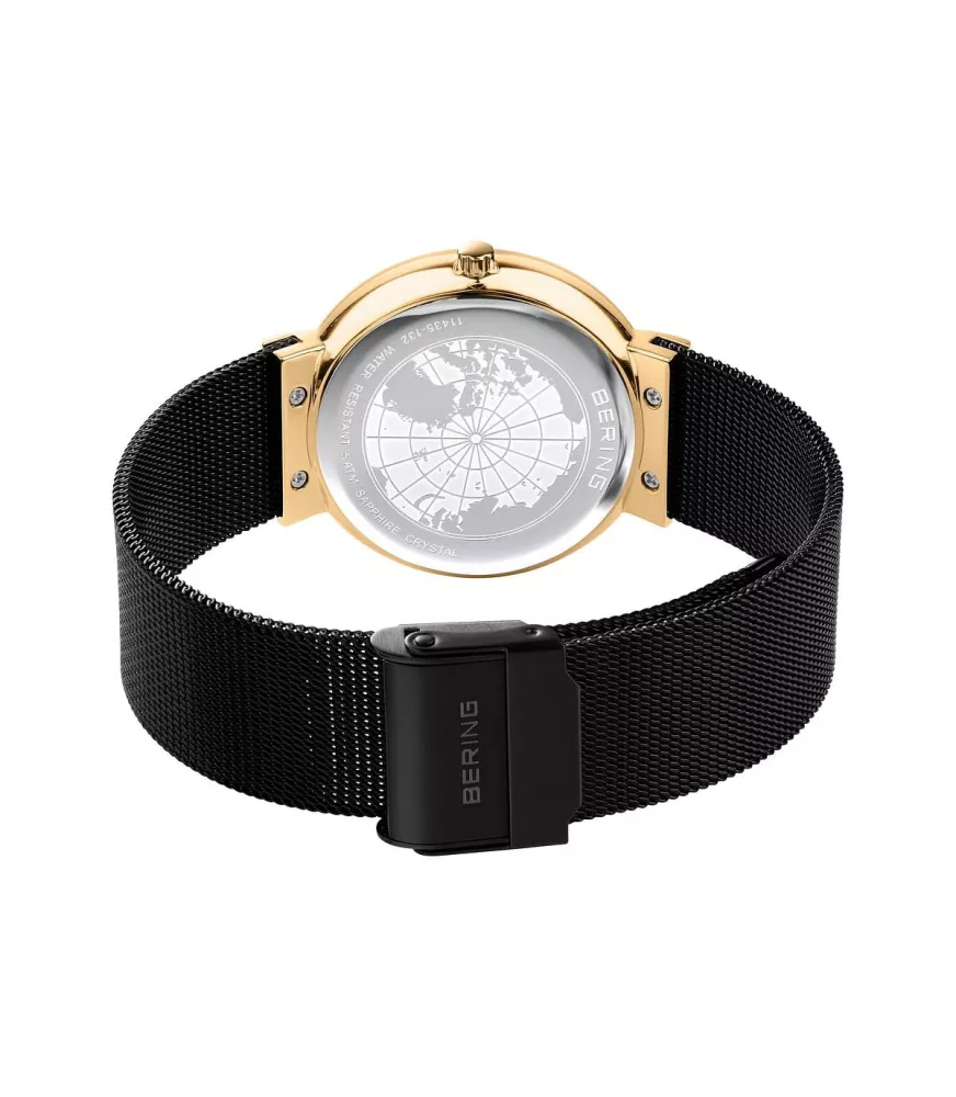 Reloj Bering Ceramic Diamond Negro mujer 11435-132