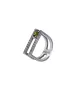 Anillo Sunfield Chloé Baguette plata y circonitas. AN065421