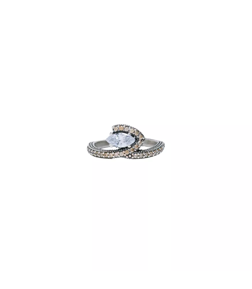 Anillo Sunfield Emma Oval plata y circonitas. AN065451