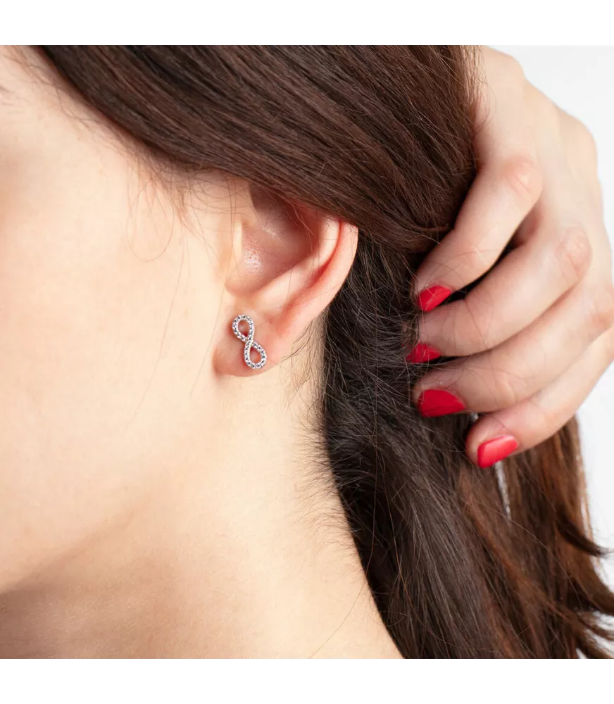 Pendientes Lotus Trendy Infinito piedras LP1253-4/1