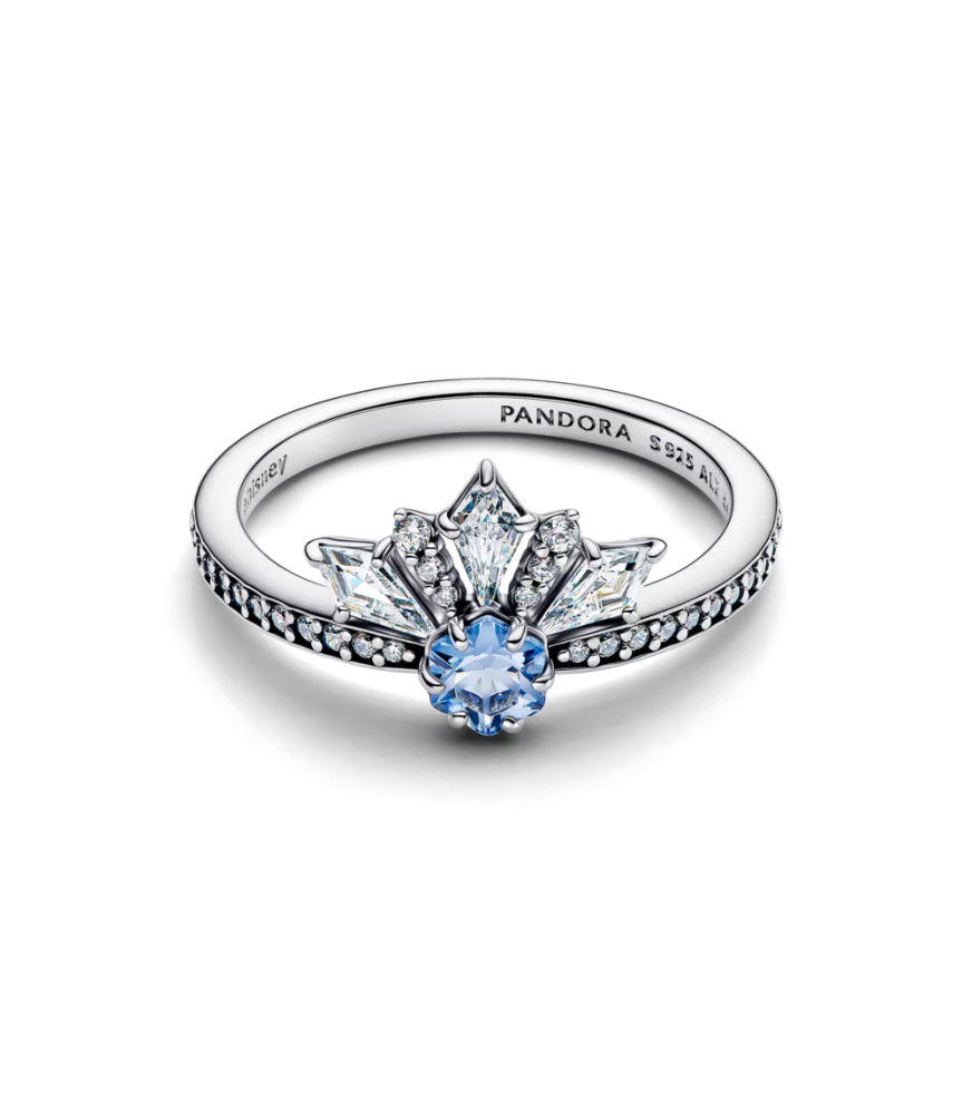 Anillo en plata de ley Tiara Reina Elsa de Frozen de Disney