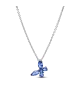 Collar en plata de ley Mariposa Azul