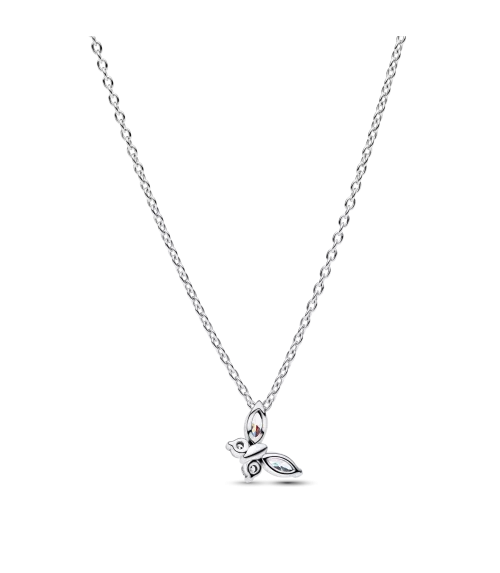 Collar en plata de ley Mariposa 