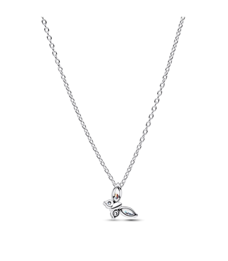 Collar en plata de ley Mariposa 