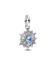 Charm colgante en plata de ley Copo de Nieve Reina Elsa Frozen de Disney