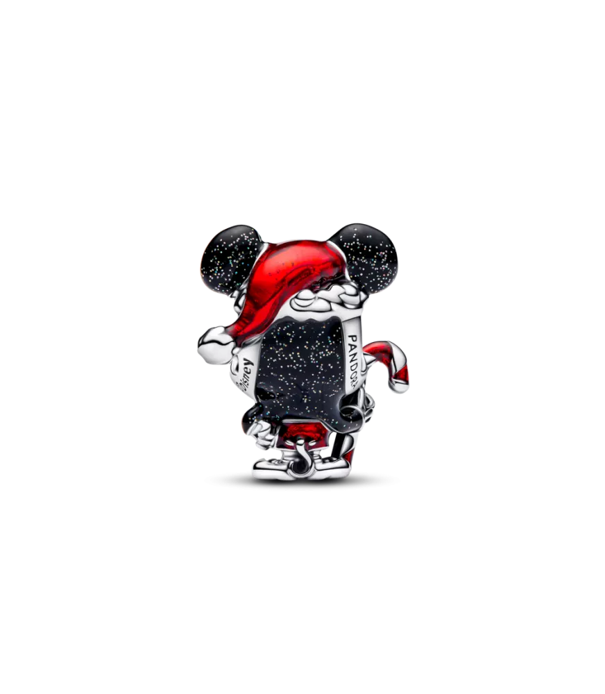 Charm en plata de ley Mickey Mouse Navideño de Disney