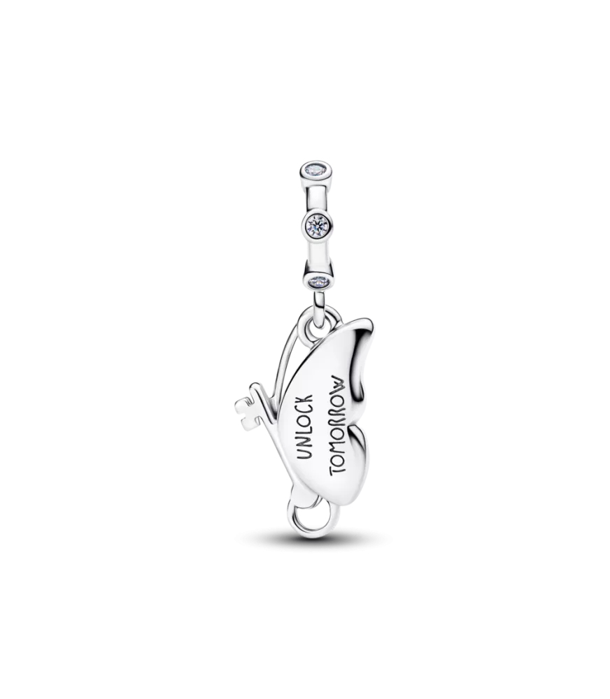 Charm colgante en plata de ley Doble Ala