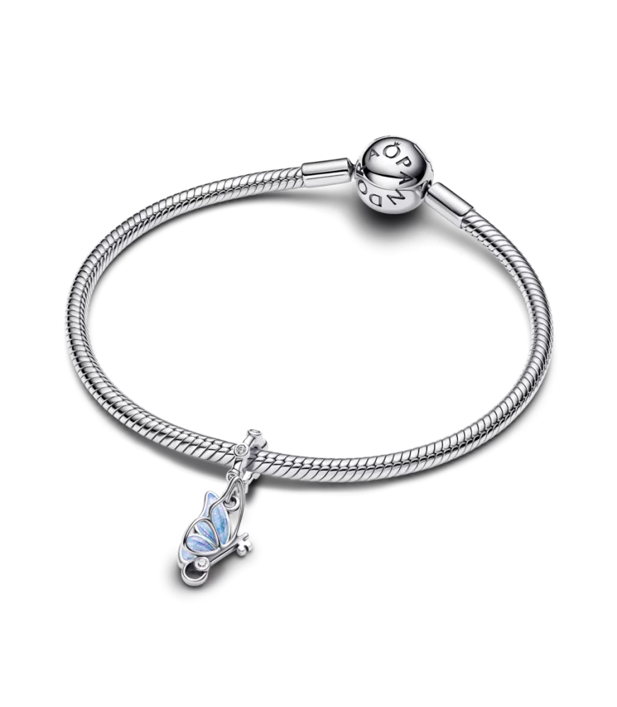 Charm colgante en plata de ley Doble Ala